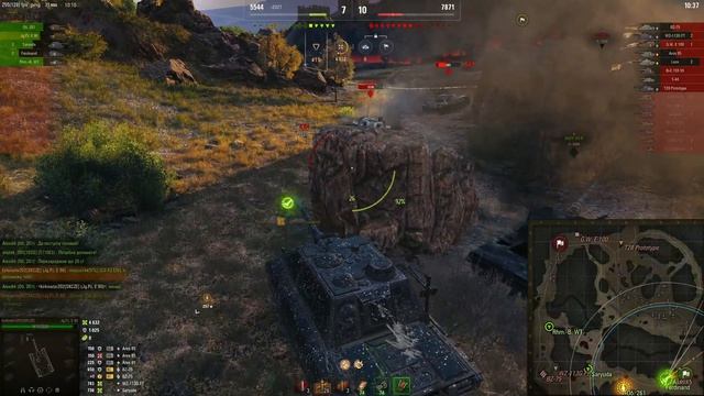 [Fermani wot] Jg.Pz. E 90 ● На Границе империи, где в одном бою случилось всё! Арта приехала лично..