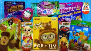 Микс Сюрпризов!BOB+TIM 52TOYS Миньоны,Готовим Духи😮NUM NOMS,Маша и Медведь,Майнкрафт,Винни-Пух