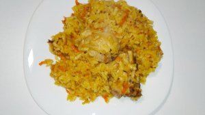 Рис с курицей и овощами