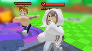 ИГРАЮ В СИМУЛЯТОР ROBLOX ( +1 здоровье за клик ) ПЕРВОЕ ВИДЕО