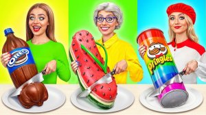 Кулинарный Челлендж# Я против Бабушки # Укрась Торт Челлендж от TeenDO Challenge
