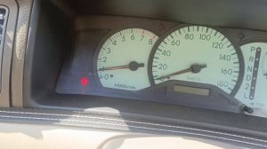 Toyota заглохла на ходу.