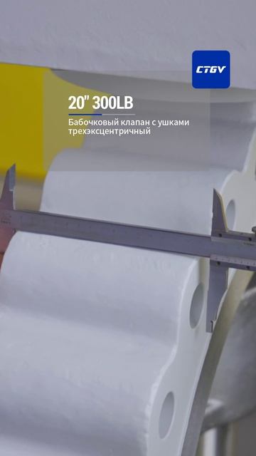 20''300LB Поворотный дисковый клапан с ушками и тройной эксцентриситетом-CTGV
