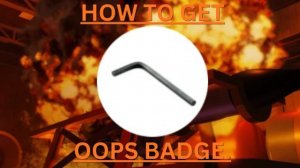 How to Get Oops Badge in Innovation Rocket Silo Remake.