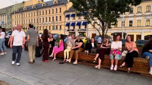 Москва ночь и атмосфера города прогулка по центру и ночной жизни