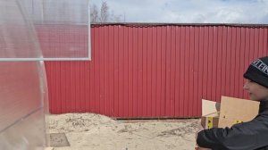 ГРОЗА в начале МАЯ/ мой ПОМОЩНИК/ РАБОТАЕМ в теплице