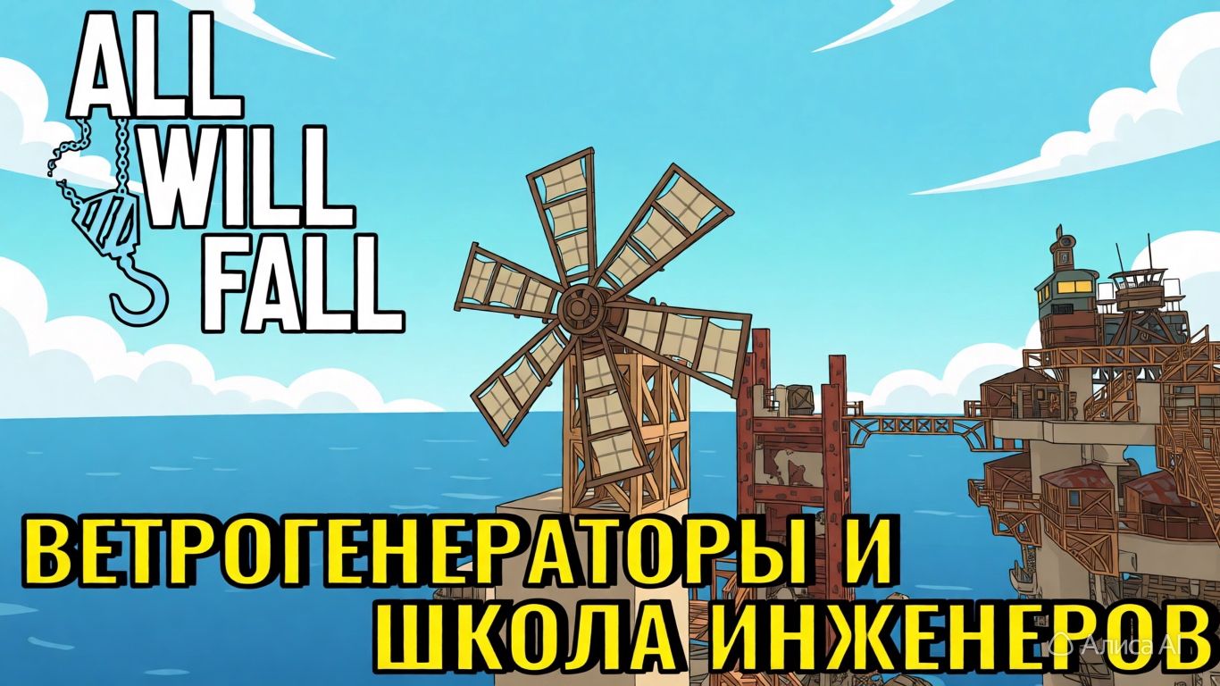 All Will Fall №6. Ветрогенераторы и школа инженеров.