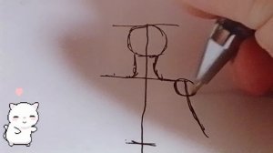 РИСУНКИ РУЧКОЙ. В ВИДИО 2 РИСУНКА!
//голова//head//туториал по рисованию