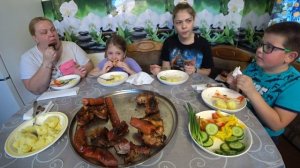 мукбанг. майский шашлычок