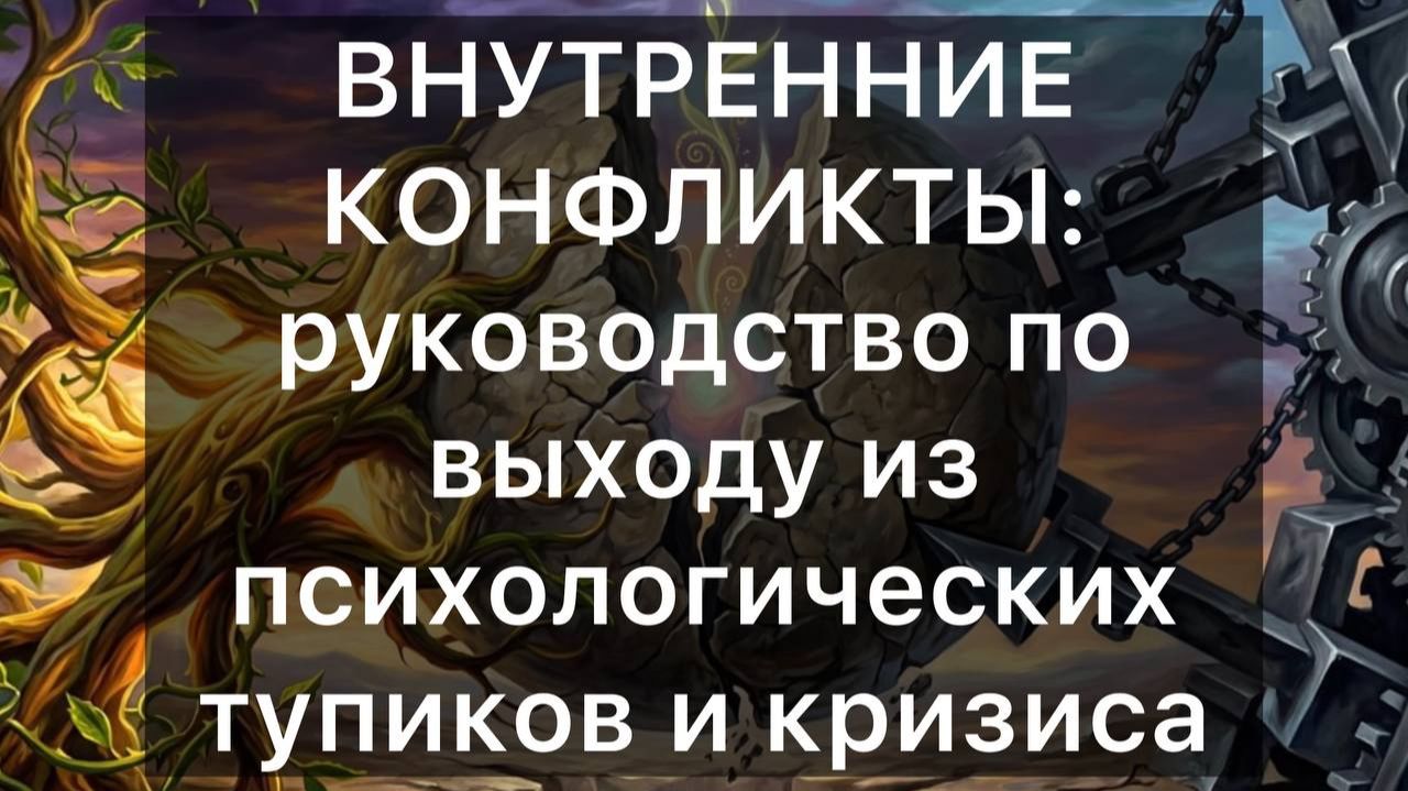 Внутренние конфликты: руководство по выходу из психологических тупиков и кризиса смотреть онлайн