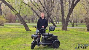 «Диван на колесах» - Пассажирский электротрицикл Siberton S1