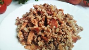 Сытный бекон с гречкой
