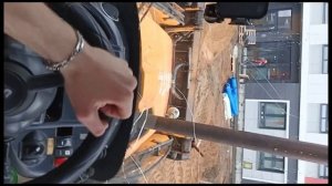 сегодня на развозе песка ,чернопрудная строится #JCB #работа #ярославль #рек #стройка