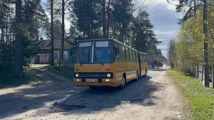 РетроЛайн: Ikarus-280.03, Ikarus-255.70, ЛАЗ-697Р, ПАЗ-672М в Лебяжье и Красной Горке, 2026 год