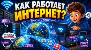Как работает интернет на самом деле? Это удивит тебя |Познавательная История Для Детей | Мультик |