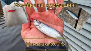 Ловим уклейку на мормоснасть