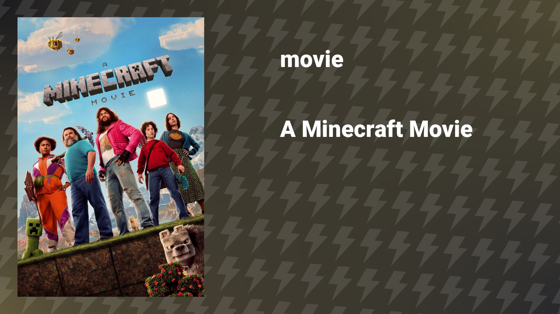 A Minecraft Movie (movie, 2025) смотреть онлайн