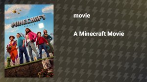 A Minecraft Movie (film, 2025)
