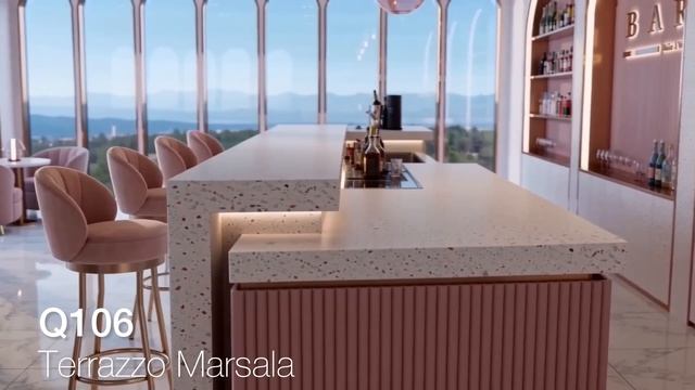 HI.MACS  Q106 Terrazzo Marsala