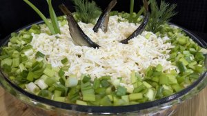Салат НЫРЯЮЩИЕ ШПРОТЫ! Его обожают ВСЕ! Вкусно и просто!