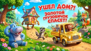 Дом, который ушёл и золотой грузовичок 🏠🚚 Волшебное приключение для детей | Мультик