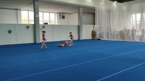 ТР 2 юношеский, Миндина - Фрезе - Рожкина, ШСА «Пирамида-Гурьевск», Комбинированное упражнение