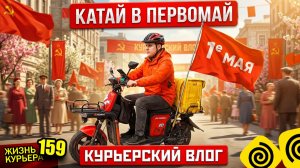 ПЕРВОМАЙ - катай, угорай! 🙃Прикольные моменты с доставок【ЖИЗНЬ КУРЬЕРА 159】 #delivery #курьер