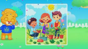 Детский развивающий мультфильм, пазлы, головоломка.