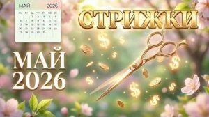 ЛУННЫЙ КАЛЕНДАРЬ СТРИЖЕК НА МАЙ 2026 🌙 Благоприятные дни для стрижки волос и опасные даты