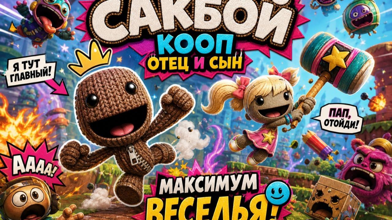 САКБОЙ ВДВОЁМ — МАКСИМУМ ВЕСЕЛЬЯ 😂🔥 | МЫ ПРОСТО ХОТЕЛИ ПОИГРАТЬ… 🤣 #1
