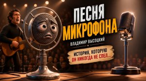 «ПЕСНЯ МИКРОФОНА» -  МИКРОФОН ЗАГОВОРИЛ!  3D мультфильм по песне  В.С.Высоцкого