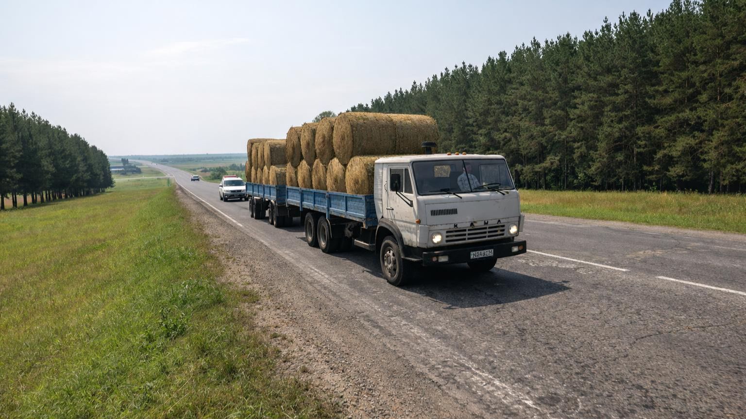 Лучшая работа - перевозка сена - Motor Depot