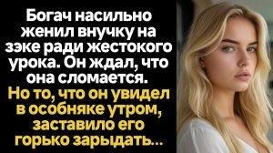 ИСТОРИИ ИЗ ЖИЗНИ/Богач насильно выдал замуж внучку за зэка ради жестокого урока
