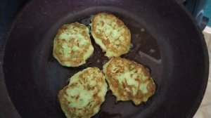 Оладьи из кабачка на завтрак