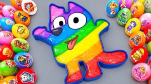 Как приготовить радужно-голубую ванну, смешав желейную слизь и глиняные яйца