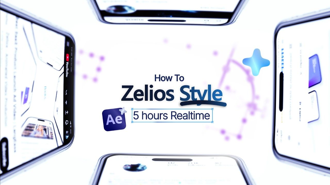 Creating Zelios Style SaaS Explainer Ad COMPLETELY FROM SCRATCH - (Real-Time)