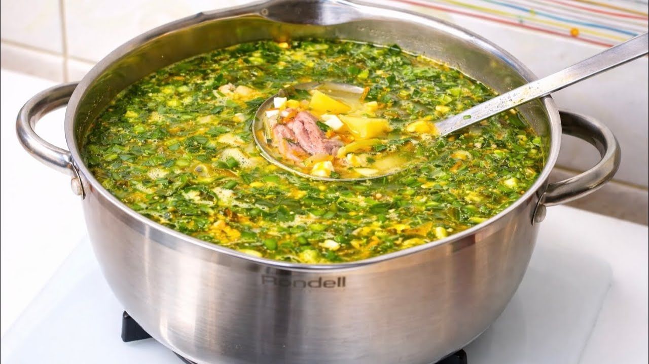 ЗЕЛЁНЫЙ БОРЩ, от которого НЕВОЗМОЖНО оторваться! Самый вкусный рецепт