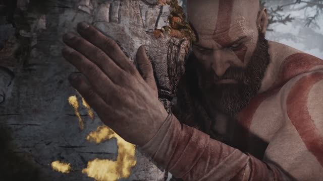 God Of War #1 помеченные деревья