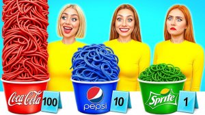 100 Слоев Еды Челлендж # Вкусные Кухонные Лайфхаки от TeenDO Challenge