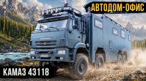 КАМАЗ 8×8 - самый необычный офис, который вы сегодня увидите!