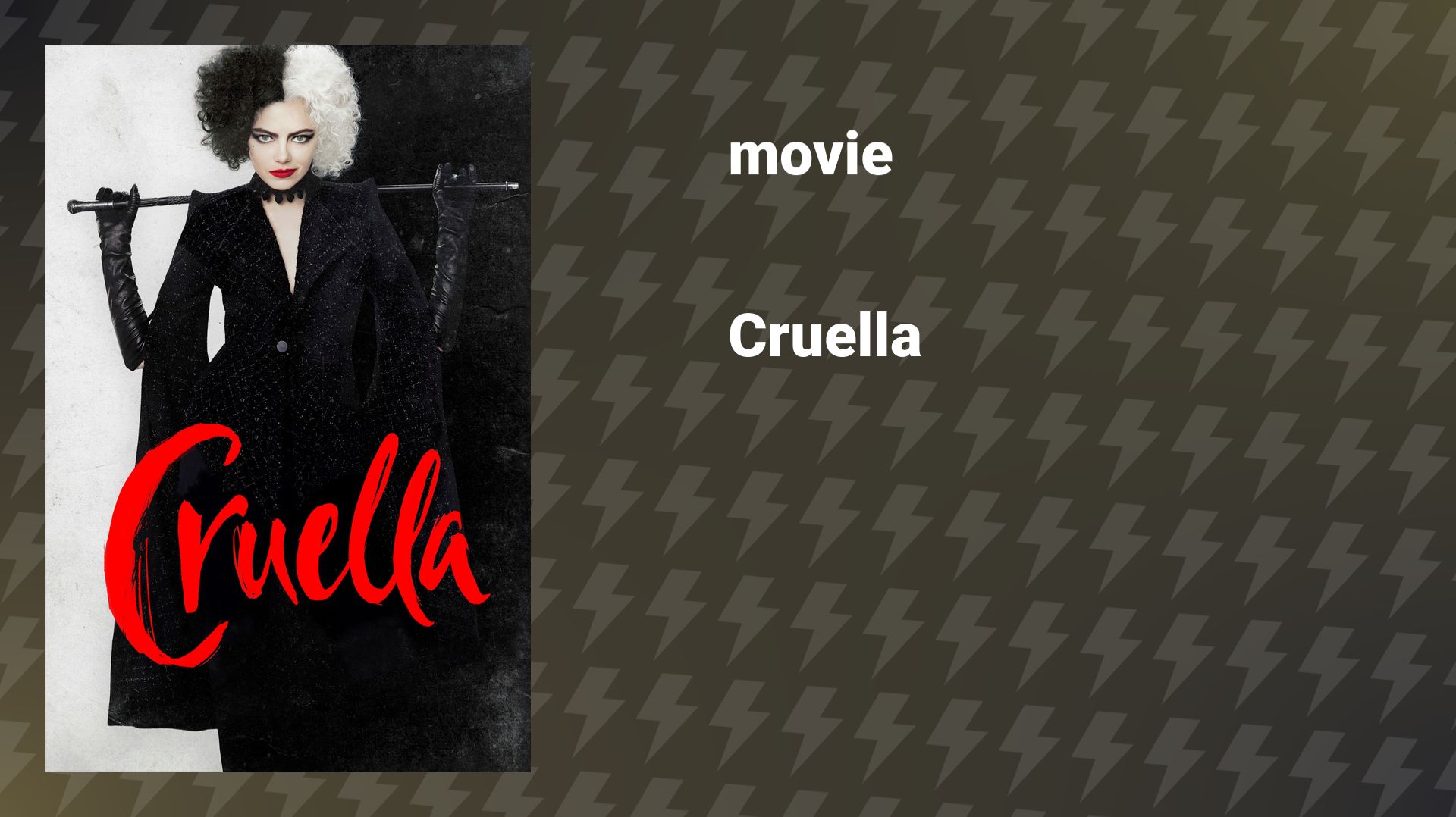 Cruella (movie, 2021) смотреть онлайн