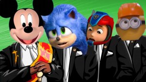 Mickey Mouse & Minions & Sonic The Hedgehog & Paw Patrol - Coffin Dance (Cover)