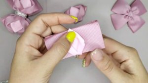 Бантики из репсовой ленты 4 см .
