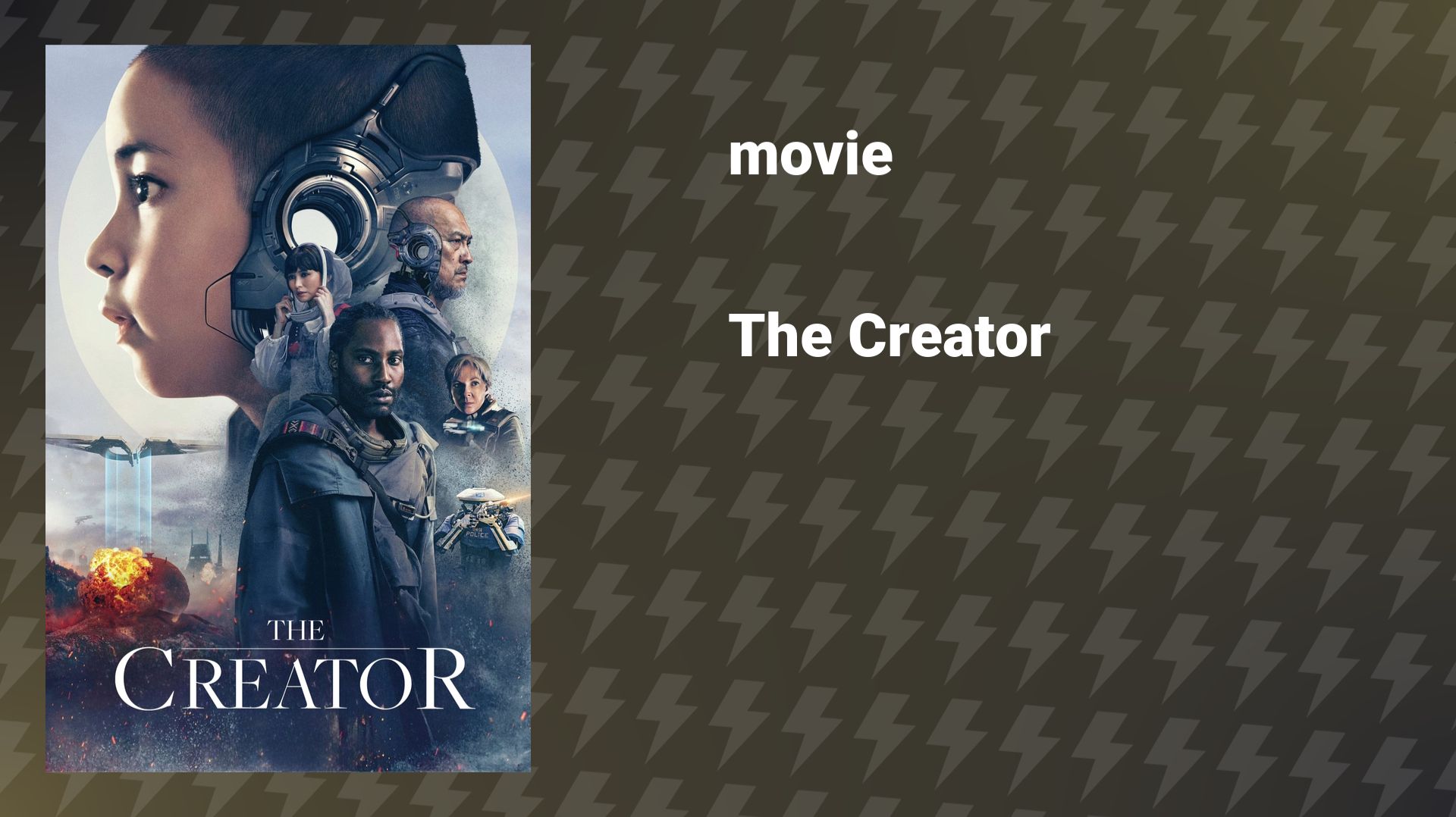 The Creator (movie, 2023) смотреть онлайн
