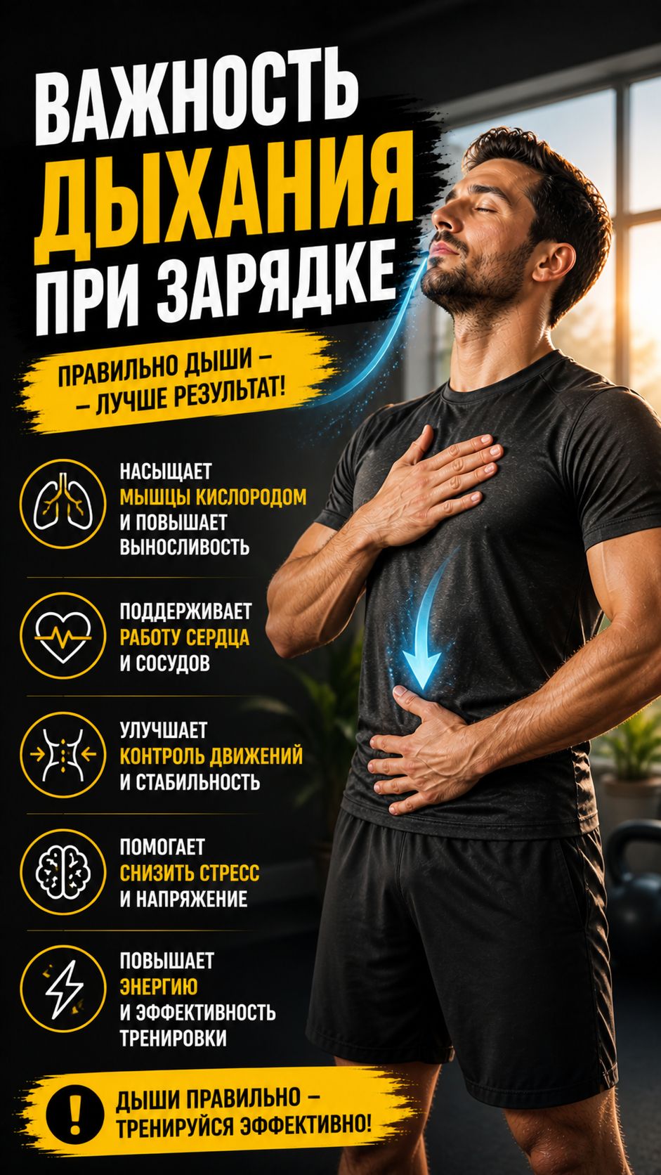 Важность дыхания при зарядке смотреть онлайн