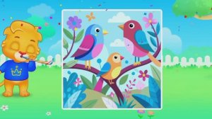 Детский развивающий мультфильм, пазлы, головоломка.
