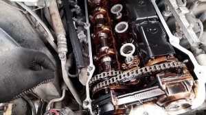 BMW X5 e53. Замена прокладки клапанной крышки на двс м54.