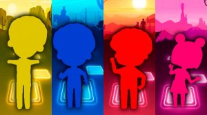 Мультик для детей. Баттл: Меня зовут Новые герои D Billions. Tiles Hop