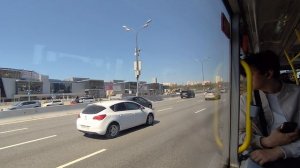 поездка на автобусе ЛиАЗ 6213 борт 163624 по маршруту КМ2