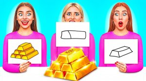 Кто Лучше Нарисует Предмет, Получит Его # Эпичная Битва c Едой от TeenDO Challenge